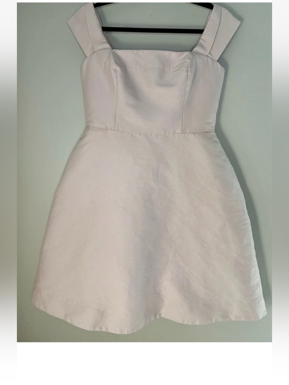 Halston Heritage Pink Silk Blend Fit & Flare Dress Size 14